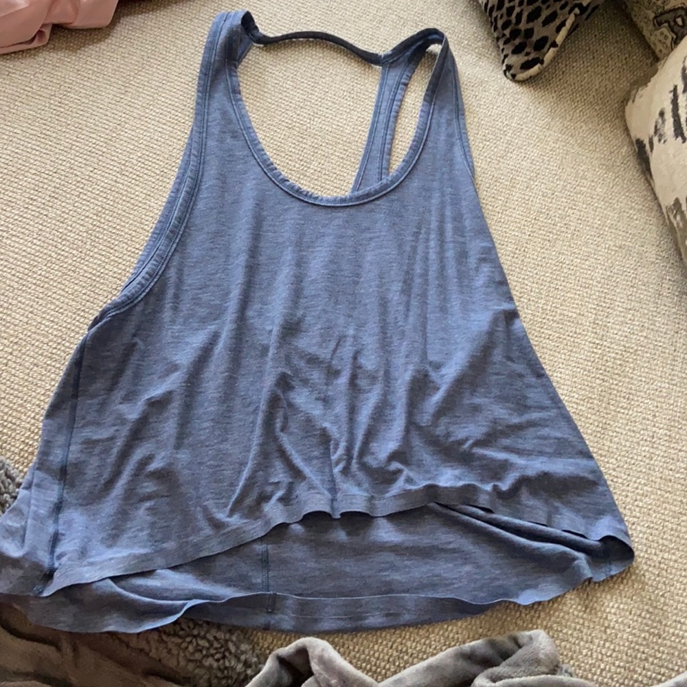 lululemon blue tank top size 4